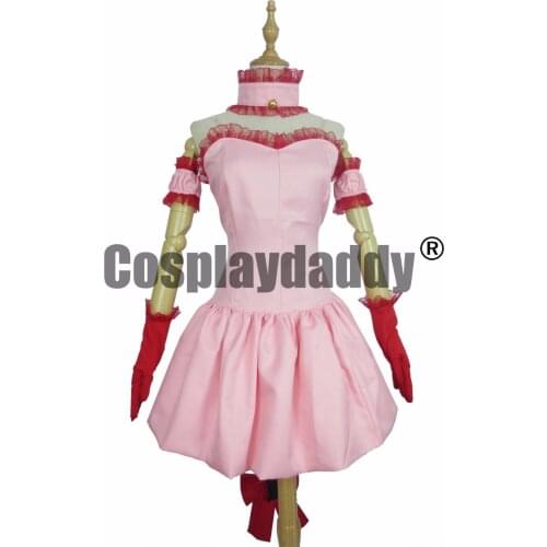 Tokyo Mew Mew Strawberry Ichigo Momomiya Transformed Short Pink Dress Cosplay Costume C018