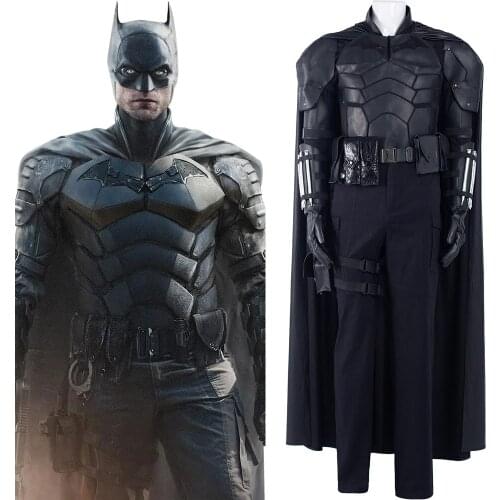Bruce Wayne Cosplay Costume Pants Cloak Outfits Halloween Carnival Suit