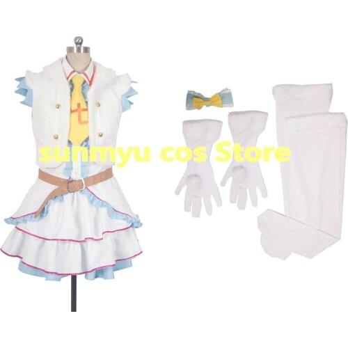 Love Live!SNOW HALATION Minami Kotori with hairbow and gloves and socks Cosplay Costume Size Customizable Halloween