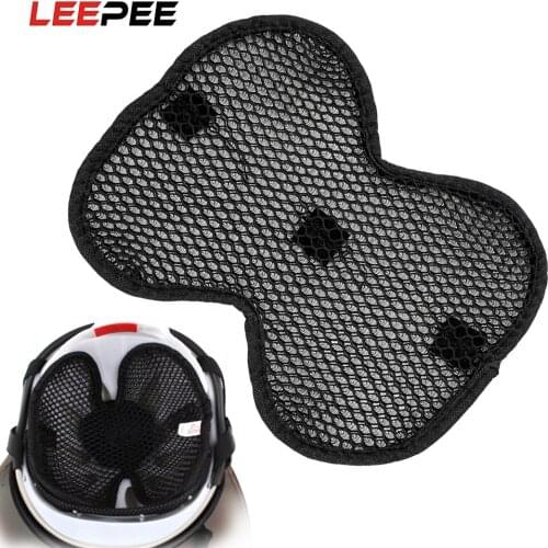 LEEPEE Motorcycles Helmet Heat Insulation Pad Breathable 3D Cellular Network Helmet Inner Pad Helmet Cushion Insert Liner