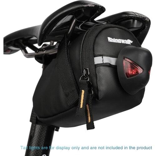 Rhinowalk 2020 New Rainproof Bicycle Bag Bike Saddle Bag For Refletive Rear Large Capatity Seatpost MTB Bike Bag Accessories