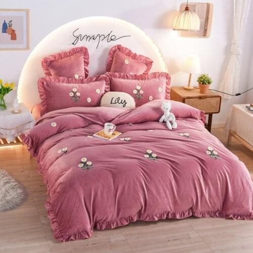 Solid Double Patchwork Duvet Covers Modern Bedclothes Bedding Set 3/4PCS Size Single Double Queen King Yellow Grey Quilt Cover