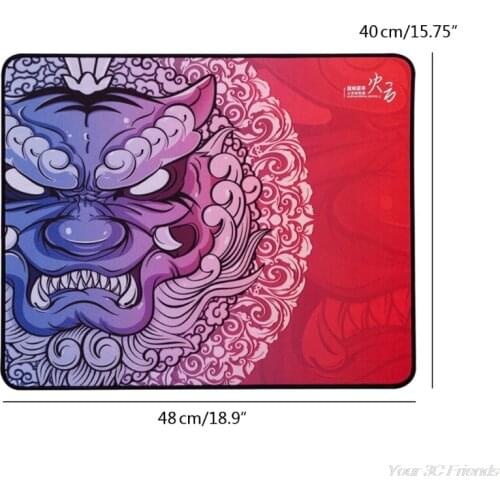 Original Esports Tiger Gaming LongTeng HuoYun Smooth Flexible Mouse Pad Mousepads For Gamer 480 x 400 x 4mm J07 21 Dropshipping