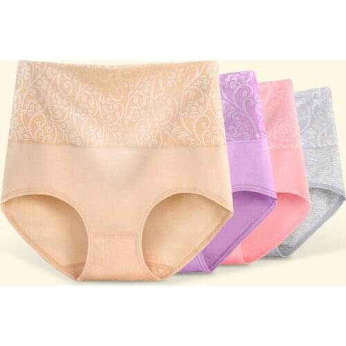High Waist Women Panties Plus Size L-XXL Sexy Women Underwear Cotton Briefs Sexy Lingerie Female Underpants