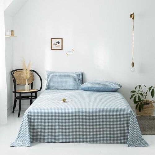 1 Piece of High quality Cotton Flat Sheet Solid Color Available in Various Sizes