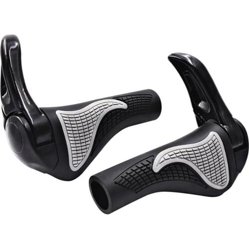 1 Pair Bicycle Handlebar Grip Bike Handle Bar Cycling Durable Anti-slip Rubber Mountain Bicycle Accessories Bike Parts