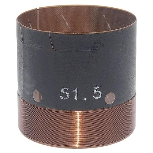 Finlemho 51.5mm Speaker Woofer Voice Coil 150W Bass Speaker Repair Parts With Copper Wire Glass Fiber Former