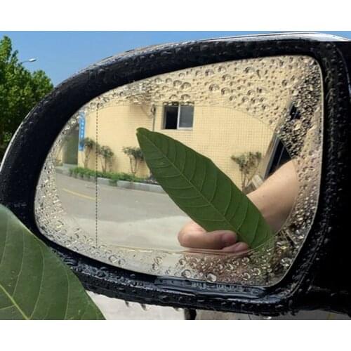 2PC 10cm Round Car Rearview Mirror Protective Film Anti Fog Window Clear Rainproof Rear View Mirror Protective Soft Film