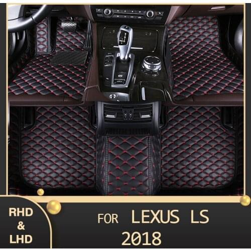 MIDOON Car floor mats for LEXUS LS series 350 2018 Custom auto foot Pads automobile carpet cover