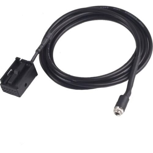 CD 6000 AUX Audio Input Adapter Connection Cable For Ford Focus Mondeo Transit Fusion 3.5mm Female Jack Plug