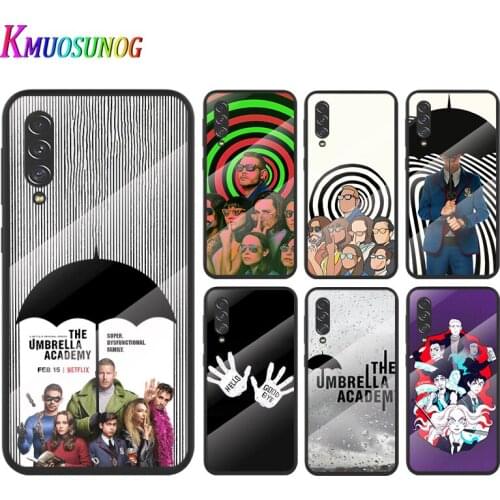 Umbrella Academy For Samsung Galaxy A91 A81 A72 A71 A52 A51 A41 A31 A21S A11 A01 Tempered Glass Cover Phone Case