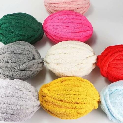 Colorful 27m/Roll Thick Wool Yarn for Hand Knitting Threads DIY Crochet Hand-woven Hat Scarf Blanket Thread