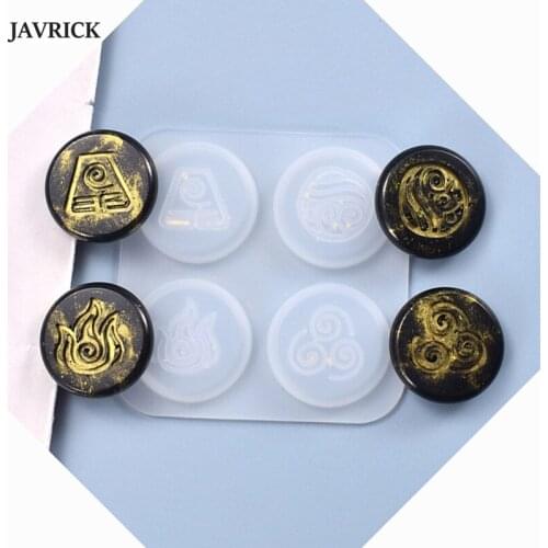 Crystal Epoxy Resin Mold Religion Symbols Hanging Pendant Casting Silicone Mould