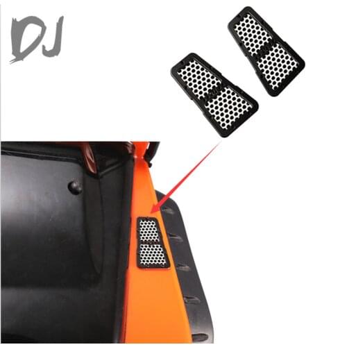 DJ TRAXXAS TRX4 Metal Air Inlet Cover Mudguard Cooling Grille Defender RC Car Upgrade Accessories Parts carro de control remoto