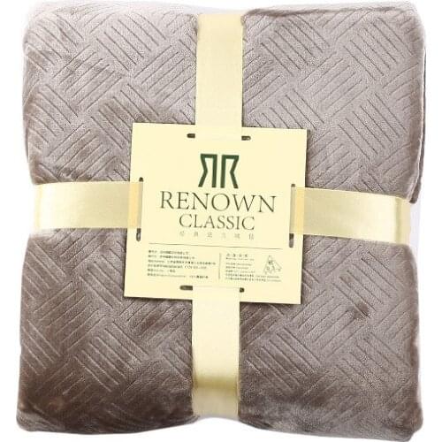 Solid Color Thickened Raschel Throw Sofa Blanket Winter Warm Chair Lounge Rugs Soft Bed Plaid Tapestry Bedspread Home Decor