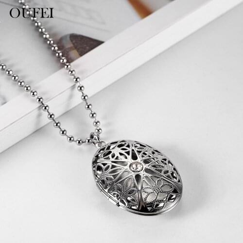 OUFEI gold necklace women stainless steel pendant necklace chain Stylish simplicity necklace luxury silve chain jewelry