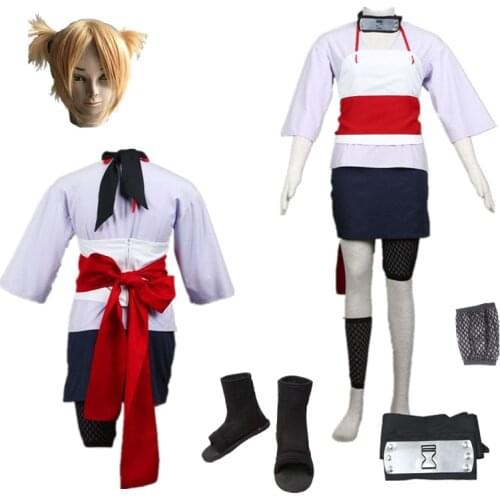 Anime cosplay Temari Strapless dress with cosplay Halloween Cosplay Costume Halloween comic cosplay