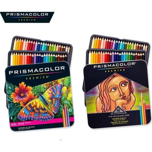 PRISMACOLOR Art Oily Colored Pencils 24 48 72 132 colors Colored Pencils for Artist Sketch