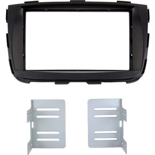 CarBar Double 2 Din Car Radio Fascia for Kia Sorento 2013 Stereo Fascia Dash Dashboard Frame