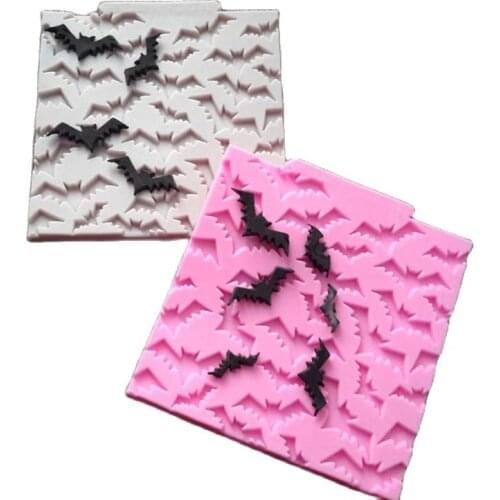 Silicone Mold Bat Mould Fondant Cake Topper Clay Chocolate Resin H345