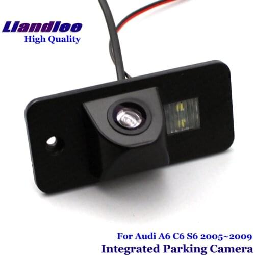 Special Integrated Rear Camera For Audi A6 C6/S6 2005-2009 Car GPS Navigation Camera HD SONY CCD CHIP Parking NTSC PAL TV system