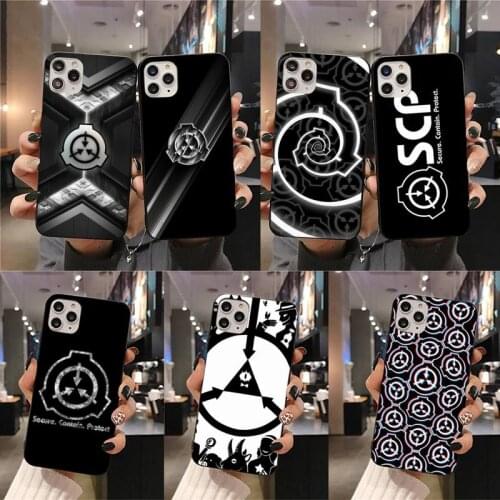 Scp Special Containment Phone Case For iphone 12 11 Pro Max Mini XS Max 8 7 6 6S Plus X 5S SE 2020 XR cover