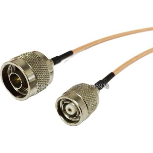 WIFI antenna extension cable N type male to RP TNC plug female pin pigtail adapter RG316 15cm 6"