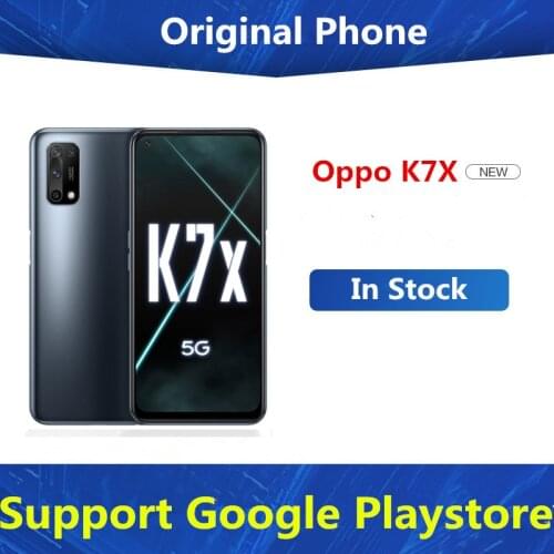 In Stock Oppo K7X 5G Cell Phone 8GB RAM 256GB ROM 5000mAh 30W Fast Charger 6.5" 90HZ Dimensity 720 48.0MP Fingerprint Face ID