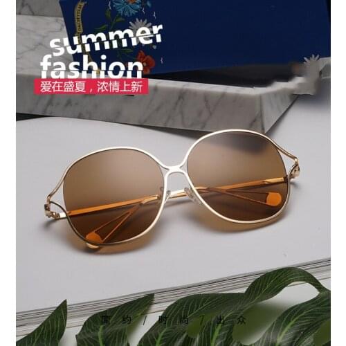 Unique Gradient Oversized Shades Women Oversize Glasses Big Face Sunglasses 2020