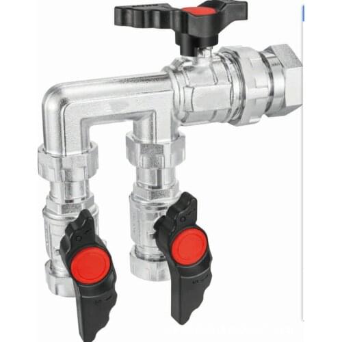 1pc 2 way valve for indoor outdoor bathroom garden plumbing kitchen hotel Washing machine faucet water switch f ball valve