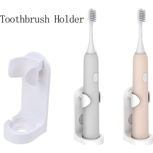 1Pcs Wall-Mounted Toothbrush Holder ABS Bathroom Organizer Traceless Stand Rack Organizer Accessories Tools
