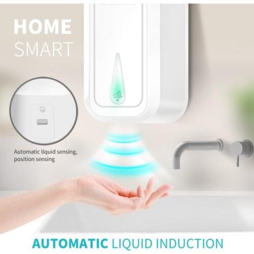 1100ml Automatic Liquid Soap Dispenser Smart Sensor Digital NonContact Infrared Thermometer Hands Washing Free Sanitizer Machine