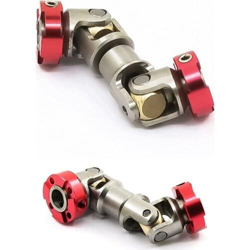 2x RC Model Metal Flange Head Transmission Shaft CVD for 1/14 Tamiya 1/10 RC Car SCX10 D90 RC4WD AXIAL(45-50mm&55-68mm)