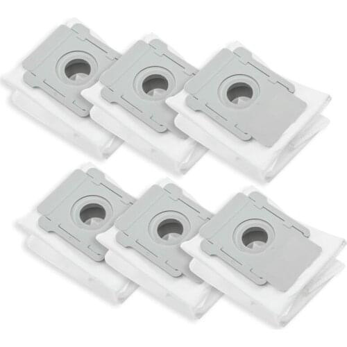 6 Pack Replacement Dust Bag Parts Compatible for iRobot Roomba I7+/Plus(7550) Robot Vacuum Cleaner