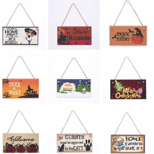 Diamond painting 5D DIY Cartoon animal Tag diamond mosaic Cross stitch kit home decoration printing embroidery handmade gifts