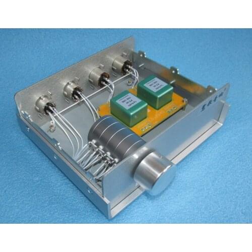 Balance to balance passive front stage, Denmark JENSEN pure silver wire stepping potentiometer 10K: 10K permalloy transformer