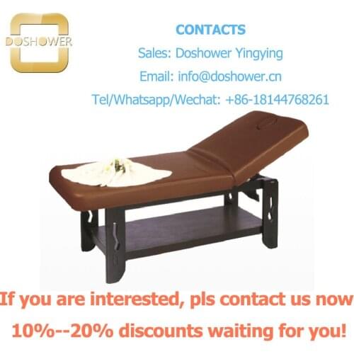 Doshower DS-M06 vending massage bed with comfortable massage bed table for backrest adjustable table massage bed