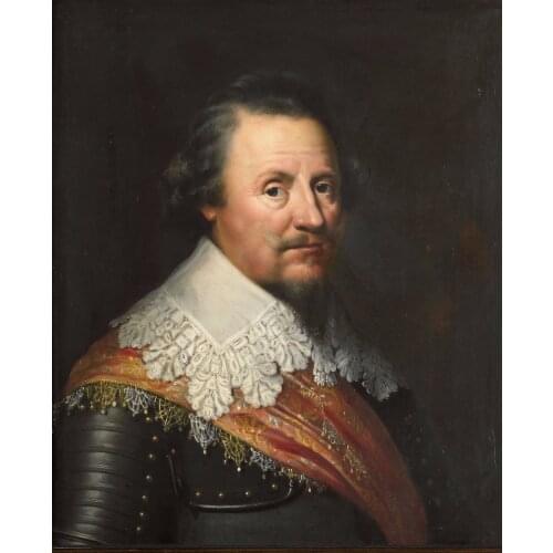 30" large # TOP ART # Holland Netherlands stadtholder Ernest Casimir I portrait print oil painting on canvas- good quality