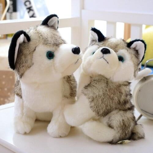 Kawaii Husky Dog Plush Doll Simulation Cartoon Animal Plush Toy Cute Pillow Baby Sleep Comfort Toy Room Decor Doll Gift for Girl