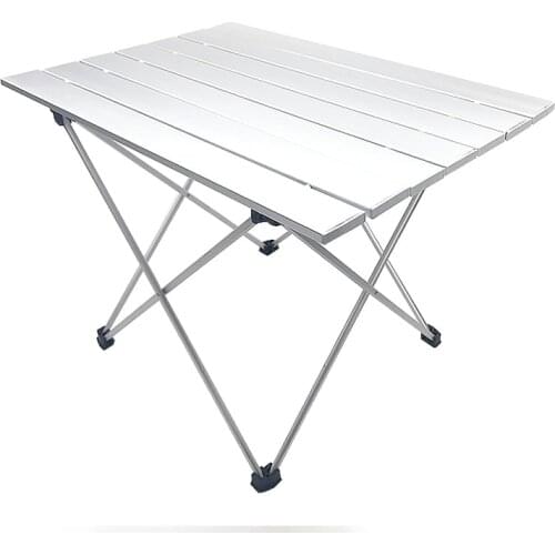 Mini Ultralight Compact Folding Desk, Portable Camping Table, Aluminum Collapsible Table Top for Fishing & Hiking