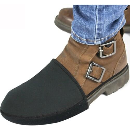 Motorcycle Motorbike Shift Pad, Motorcycle Shoe Boot Protector Cover, Protective Waterproof Gear Shifter Guard, Black