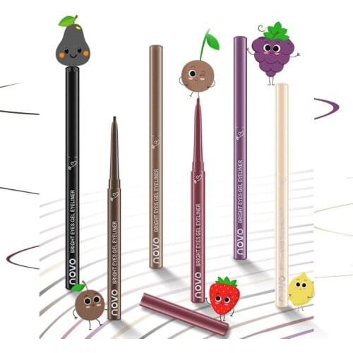 Hot Waterproof Long Lasting Eye Liner Pencil Small Gold Pen Quick-Drying Eyeliner Liquid Eye Pencil Cosmetic Tool Smooth Durable