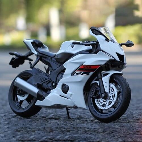 1:12 Yamaha YZF R6 Motorcycle Model Die Cast Alloy Toy Motorbike Motorcycle Racing Car Models Cars Toys For Children Collectible