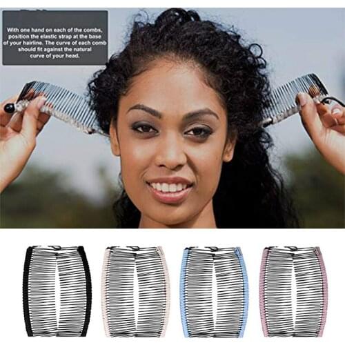 2020 New Hot Retro Magic Banana Hair Clip Double-sided Lazy Women Hair Comb Curly Styling Hair Tools