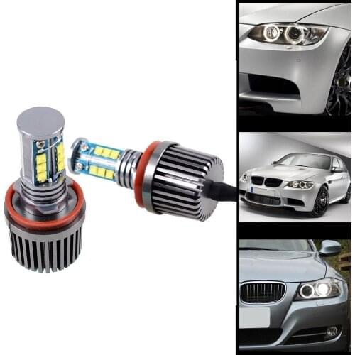 NEW 120W SUPER WHITE H8 LED HALO ANGEL EYE CREE CHIP LIGHT BULBS FOR BMW E70 E71 E87 E92 E93