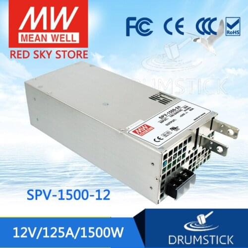 Patriotic MEAN WELL SPV-1500-12 12V 125A meanwell SPV-1500 12V 1500W Single Output Power Supply
