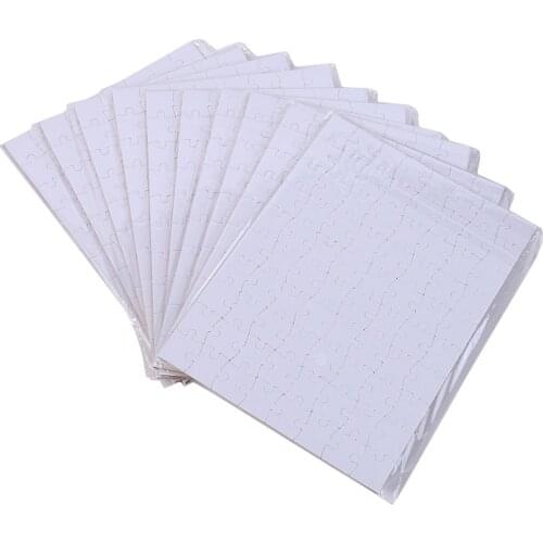10 Packs Jigsaw Puzzles A4 A5 Sublimation Blanks Puzzles DIY Heat Transfer Craft Jigsaw Puzzle Kids Gifts