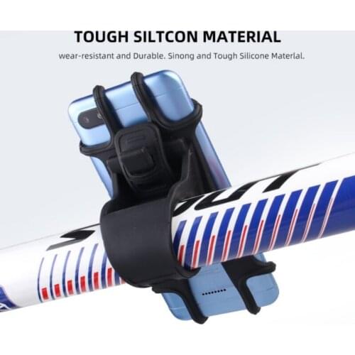 Universal Protable Bike Motorcycle Mobile Phone Stand Non-slip Buckle Pull Phone Mount Motorcycles Handlebar Bracket