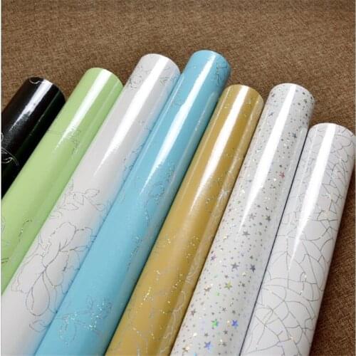 Wellyu White PVC self-adhesive wallpaper Painted pearlescent surface Cabinet closet old furniture renovation sticker thick обои