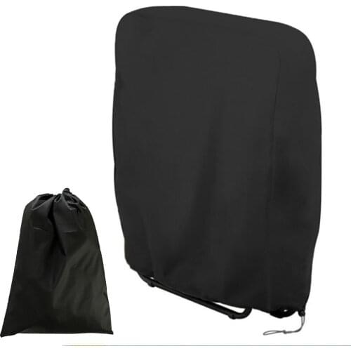 Folding Chairs Cover Outdoor Dustproof Oxford Cloth Sun Protection Waterproof Cushion For Chair Black Grey Color Furniture Case